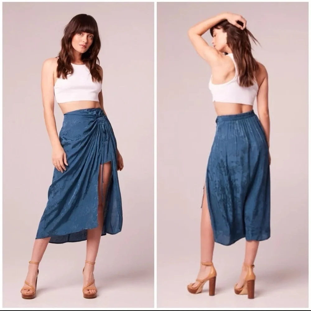 NWT Band of Gypsies Deep Teal Skirt M